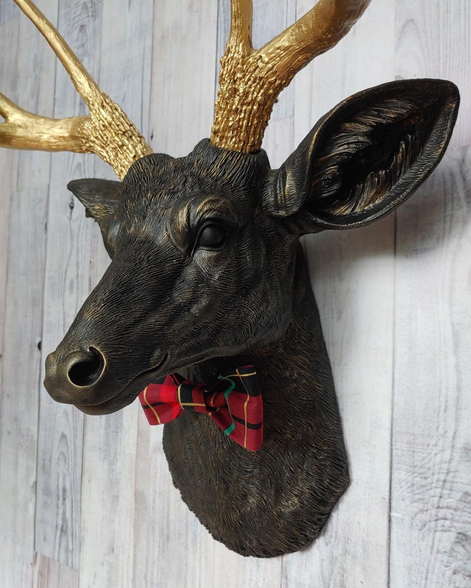 Faux Taxidermy Deer Head, Deer Head Wall Mount, Stag Head Wall Art