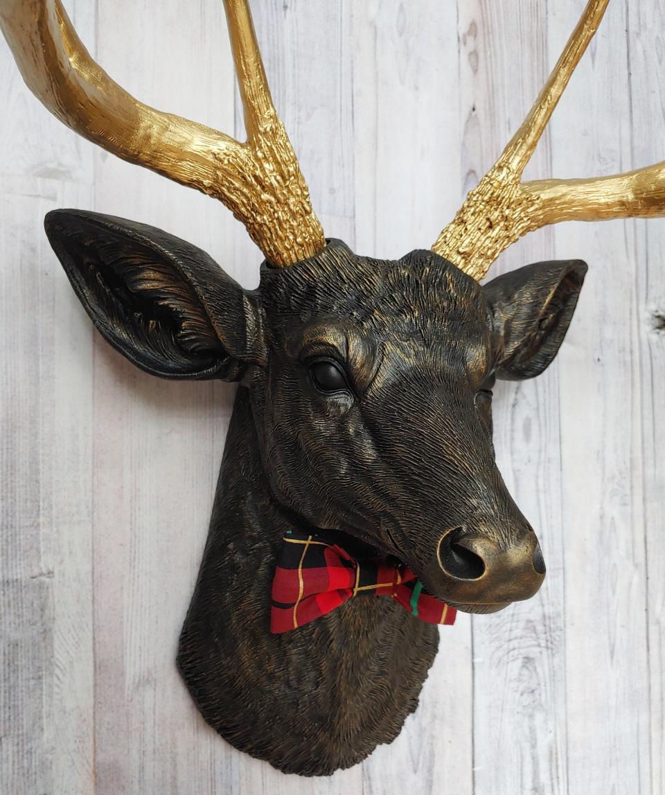 Faux Taxidermy Deer Head, Deer Head Wall Mount, Stag Head Wall Art