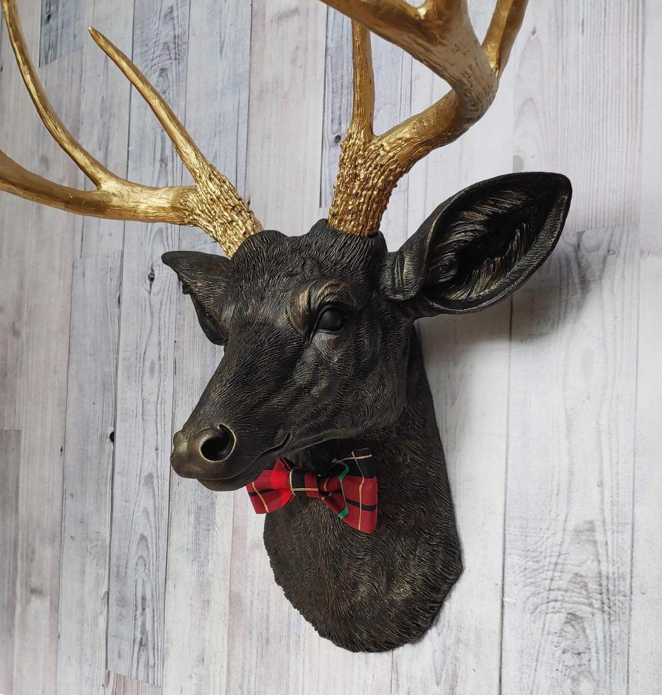 Faux Taxidermy Deer Head, Deer Head Wall Mount, Stag Head Wall Art