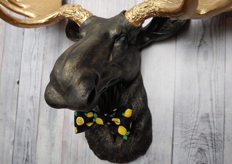 Faux Taxidermy Moose Head Wall Mount, Moose Head Wall Decor, Faux Animal Heads