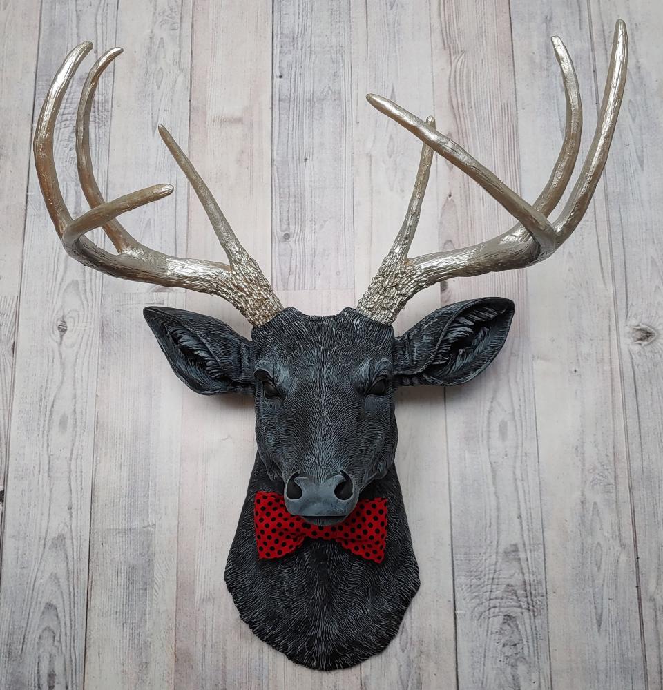 Faux Taxidermy Deer Head, Deer Head Wall Mount, Stag Head Wall Art