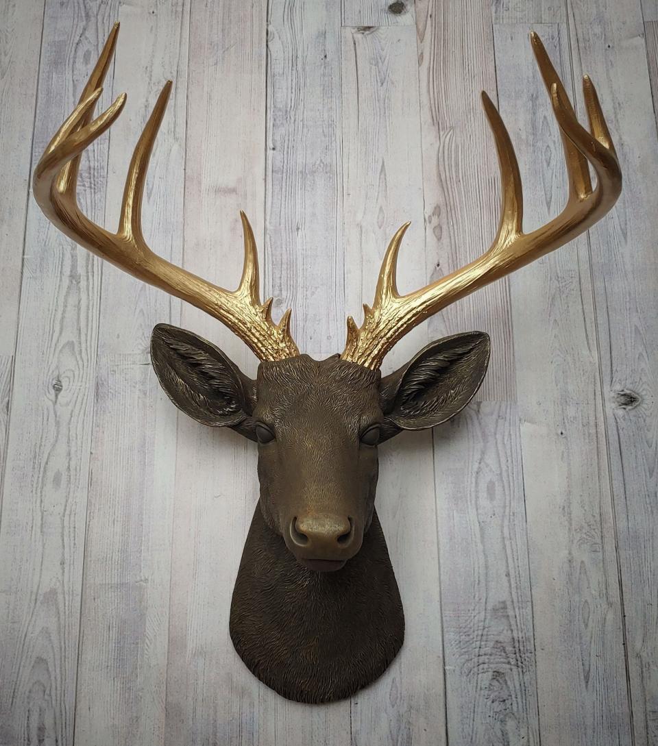 Faux Taxidermy Deer Head, Stag Head Wall Mount, Deer Head Wall Mount