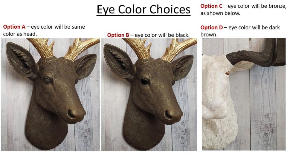 Faux Taxidermy Moose Head Wall Art, Faux Moose Head Wall Mount