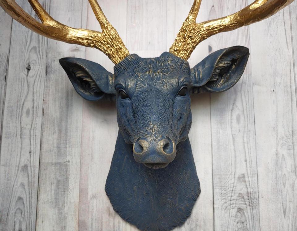Faux Taxidermy Deer Head, Deer Head Wall Mount, Stag Head Wall Mount