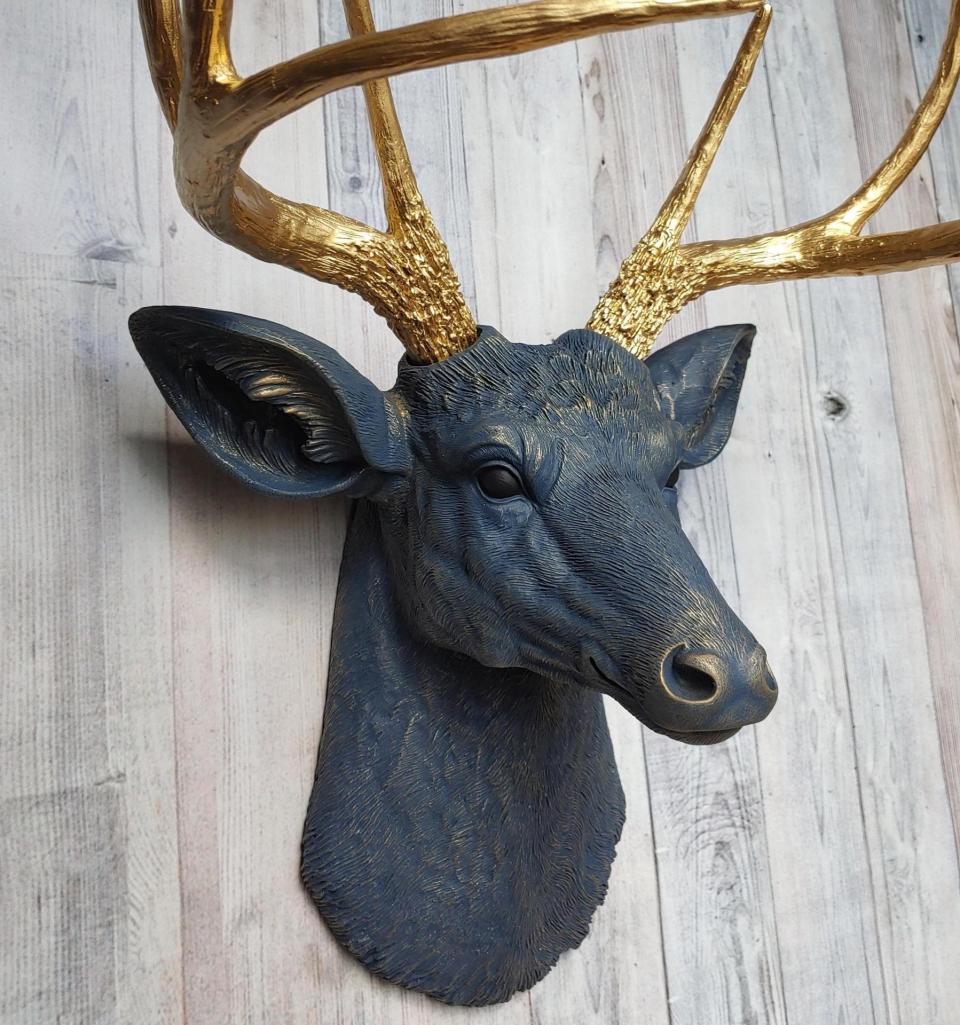 Faux Taxidermy Deer Head, Deer Head Wall Mount, Stag Head Wall Mount