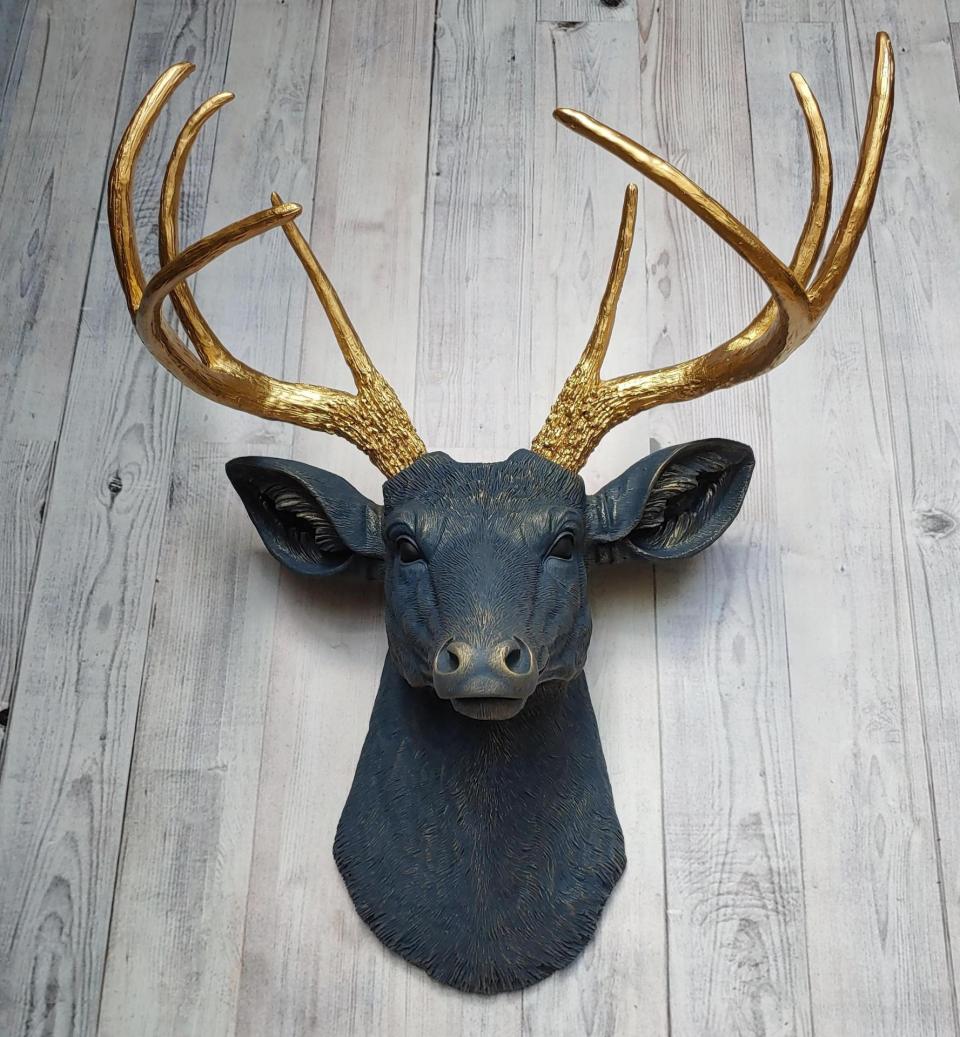 Faux Taxidermy Deer Head, Deer Head Wall Mount, Stag Head Wall Mount