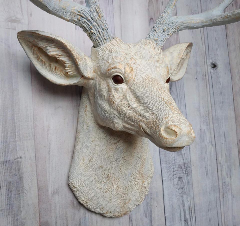 Faux Taxidermy Deer Head, Faux Stag Head Wall Mount