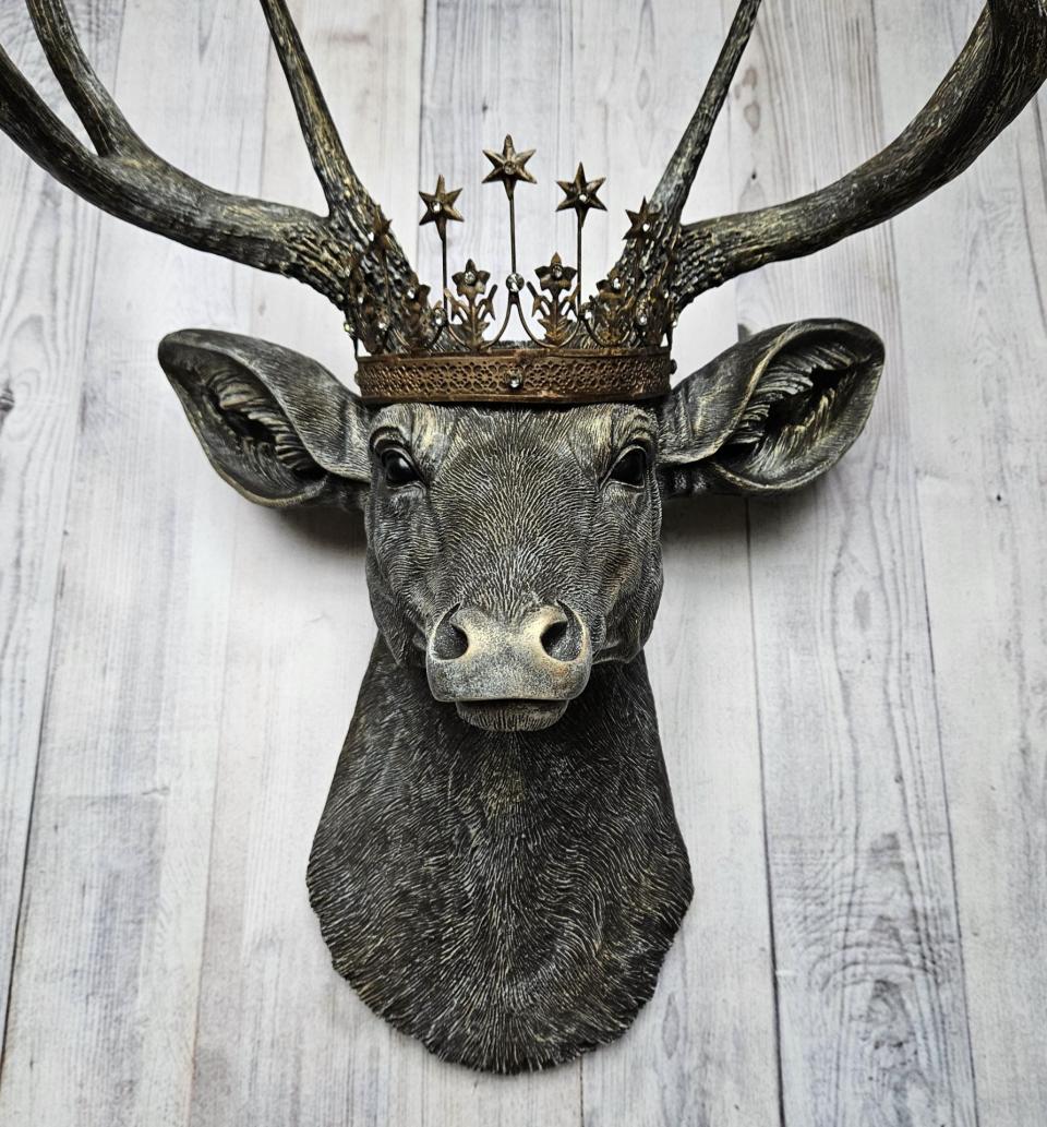 Stuffed deer head wall mount store