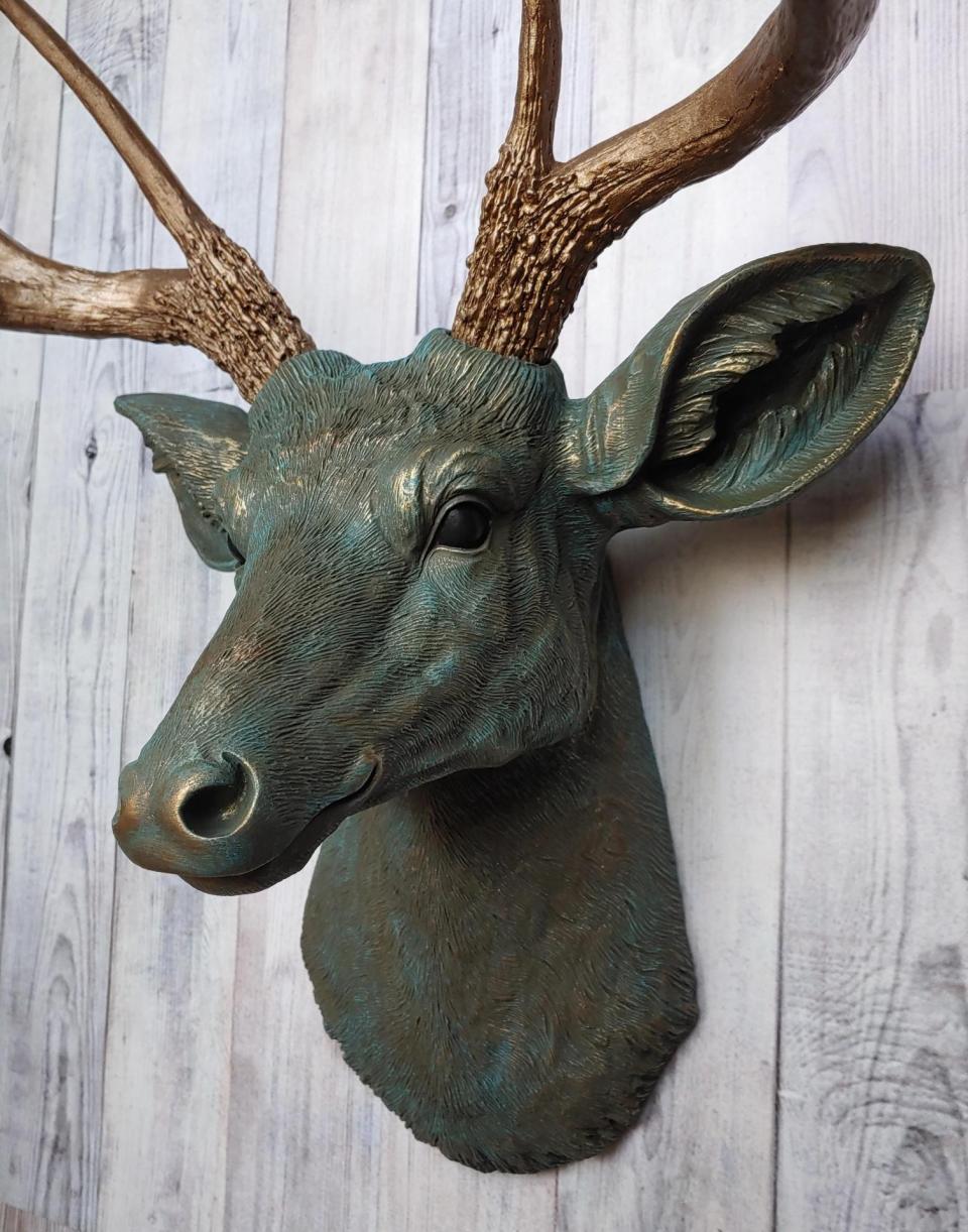 Faux Taxidermy Deer Head, Stag Head Wall Mount