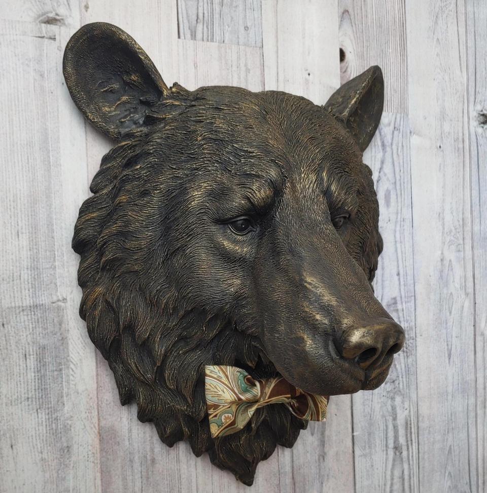 Faux Taxidermy Bear Head Wall Mount