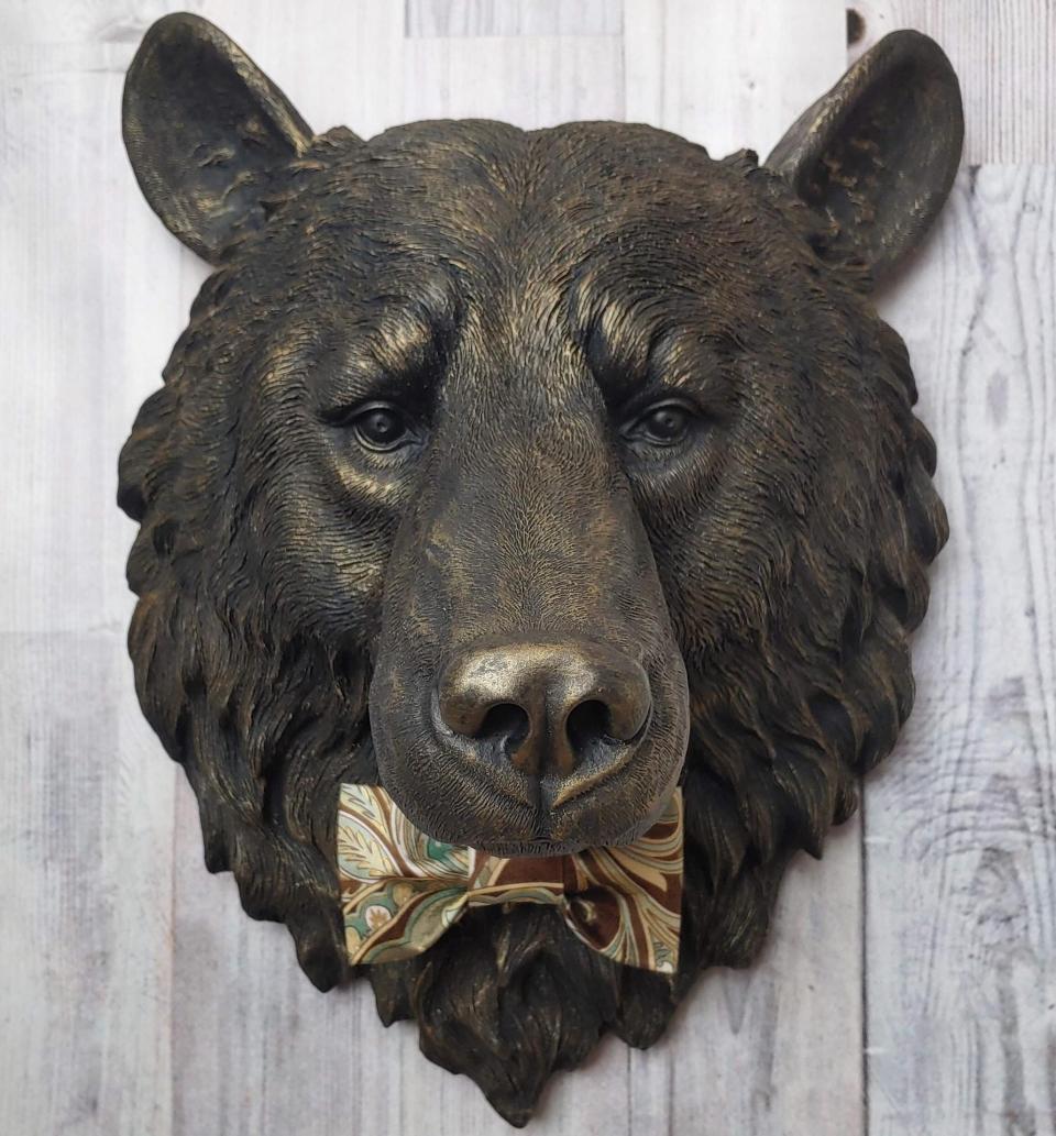 Faux Taxidermy Bear Head Wall Mount