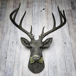 Faux Taxidermy Deer Head, Stag Head Wall Mount